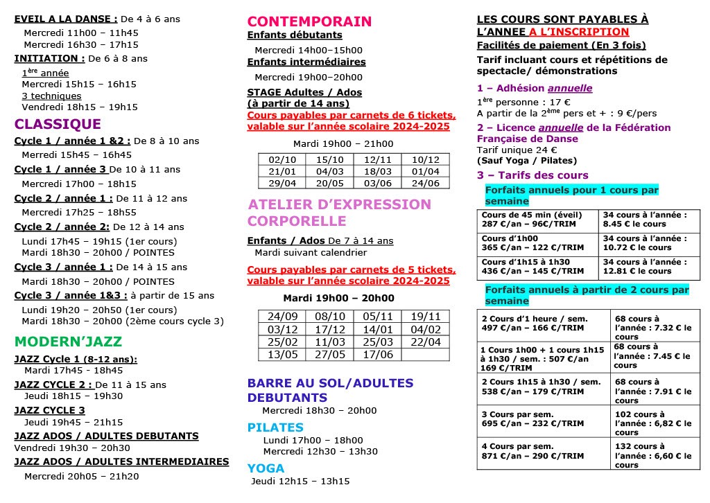 Brochure 2024-2025 page 2